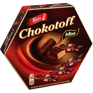 Poiana | Chokotoff | Caramele invelite in ciocolata amaruie 221g