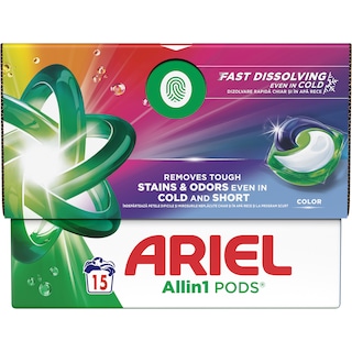 Ariel | Detergent Color, 15 capsule