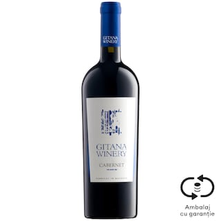 Gitana Winery | Vin rosu sec Cabernet 0.75L