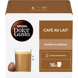 Nescafe | Dolce Gusto | Cafea Cafe au lait, 16 capsule