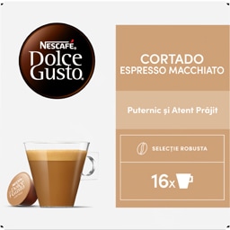 Nescafe | Dolce Gusto | Cafea Cortado Espresso Macchiato, 16 capsule