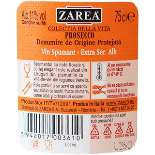 Zarea | Bella Vita | Prosecco DOC Treviso alb extra sec 0.75L