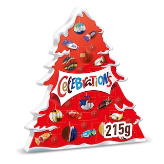 Celebrations | Tree Advent Calendar selectie de ciocolata cu lapte 215g