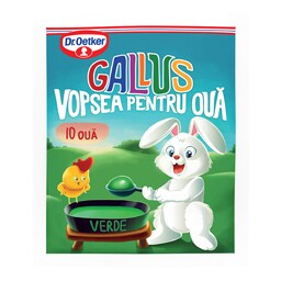 Dr. Oetker | Gallus | Vopsea verde, 10 oua