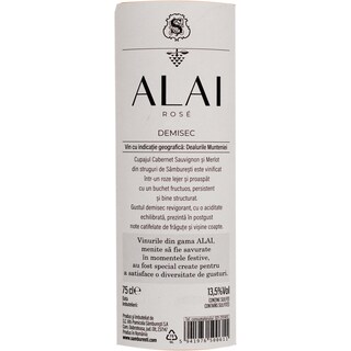 Alai | Vin roze demisec Cabernet Sauvgnon, Merlot 0.75L