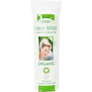 Leonex | Discuri demachiante din bumbac organic, 80 bucati