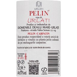 Pelin Carpatin | Pelin rosu de Urlati  0.75L