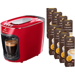Tchibo | Cafissimo | Espressor Cafissimo mini Salsa Red si 80 capsule Fine Aroma