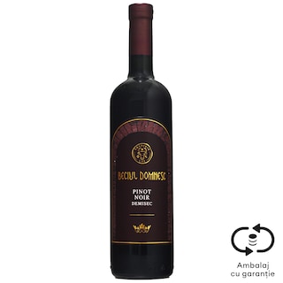 Beciul Domnesc | Vin rosu demisec Pinot Noir 0.75L