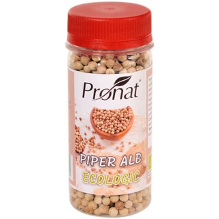 Pronat | Piper alb boabe ecologic 60g