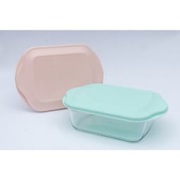 Neoflam | Vas pentru cuptor din sticla borosilicata, cu capac din plastic 2.5L