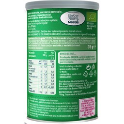 Gerber | Gustare bio cu cereale, morcovi si portocale, +10 luni 35g