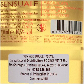 Sensuale | Vin alb frizant 750ml