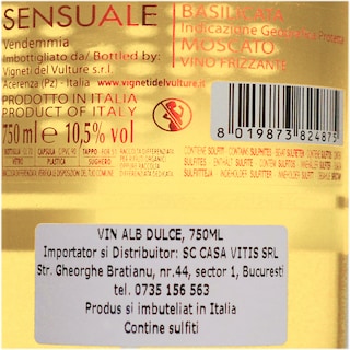 Sensuale | Vin alb frizant 750ml