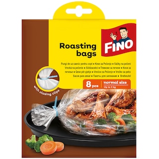 Fino | Pungi pentru copt, 25x38cm, 8 bucati