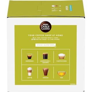 Nescafe | Dolce Gusto | Cafea Cappuccino Skinny & Unsweetened, 8 bauturi
