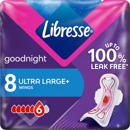 Libresse | Absorbante Goodnight Ultra Large, 8 bucati
