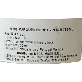 Marques de Borba | Vin alb Alentejo DOC 0.75L