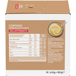 Nescafe | Dolce Gusto | Cafea decofeinizata Cortado Espresso Macchiato, 16 capsule