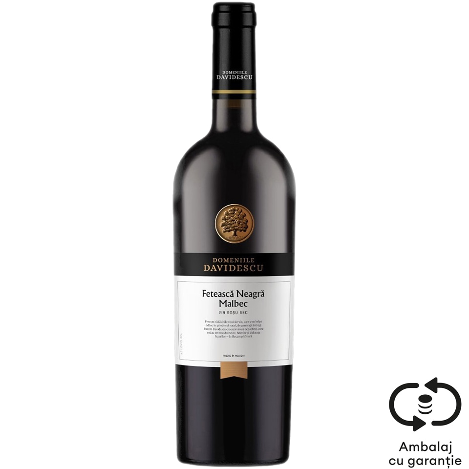 Vin rosu Feteasca Neagra Malbec 0.75L