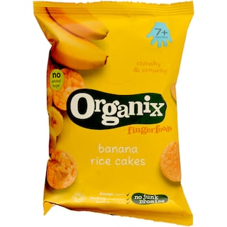 Organix | Rondele cu orez si banane 50g