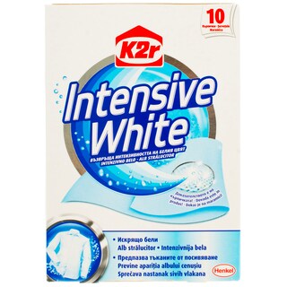 K2r | Colour Catcher | Servetele pentru alb stralucitor, 10 bucati