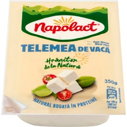 Napolact | Telemea cu gust domol din lapte de vaca 350g