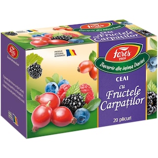 Fares | Aromfruct | Ceai cu fructele Carpatilor 20x2g