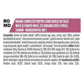 Pro plan | Hrana uscata pentru caini Small & Mini Adult, piele sensibila, somon 3kg