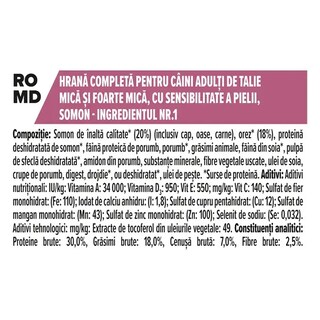 Pro plan | Hrana uscata pentru caini Small & Mini Adult, piele sensibila, somon 3kg