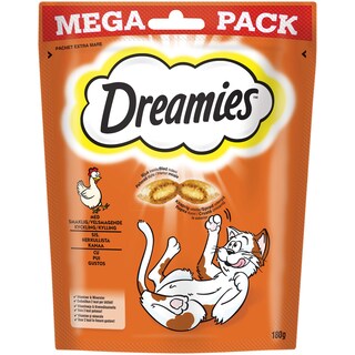 Dreamies | Hrana complementara cu pui pentru pisici adulte si pisoi 180g