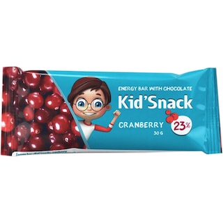 Kid Snack | Baton cu ciocolata si merisoare 30g