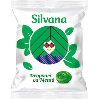 Silvana | Dropsuri cu aroma de menta 75g
