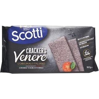 Riso Scotti | Crackers din orez integral Venere 160g