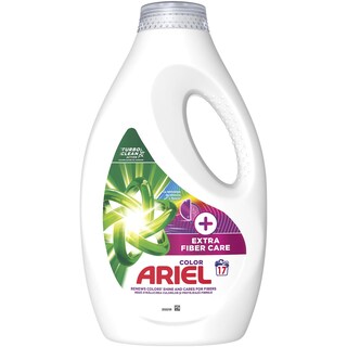 Ariel | Detergent lichid Color +Extra Fiber Care, 17 spalari 850ml
