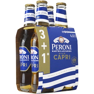 Peroni Nastro Azzurro | Bere blonda 3+1 0.33L