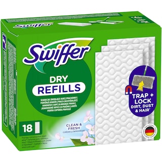 Swiffer | Lavete pentru captarea prafului, 18 bucati