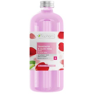 Flopharm | Spumant de baie trandafir si aloe vera 1L