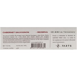 7ARTS | Vin rosu Cabernet Sauvignon 0.75L