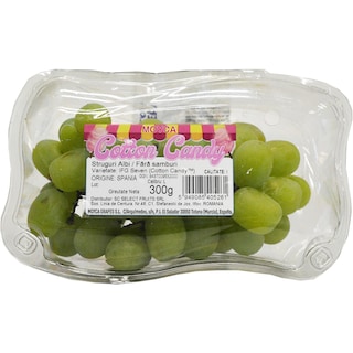(produs ambalat) | Struguri albi fara samburi Cotton Candy 300g