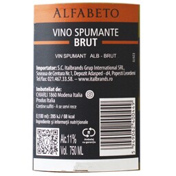 Alfabeto | Vin spumant brut 0.75L