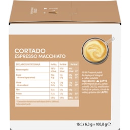 Nescafe | Dolce Gusto | Cafea Cortado Espresso Macchiato, 16 capsule