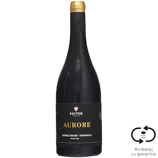 Fautor | Aurore | Vin rosu sec Feteasca Neagra & Tempranillo 0.75L