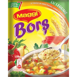 Maggi | Bors | Bors pudra cu legume si tarate de grau 70g