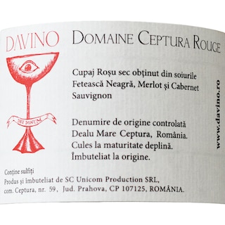 Davino | Domaine Ceptura | Vin rosu  0.75L