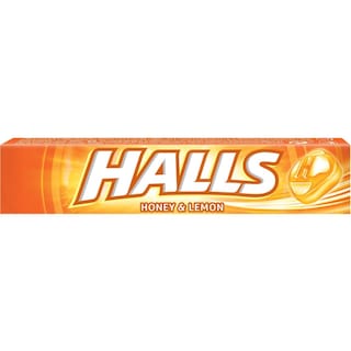Halls | Dropsuri cu miere si aroma de lamaie 33.5g