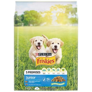 Friskies | Hrana uscata pentru caini junior cu pui si legume 500g