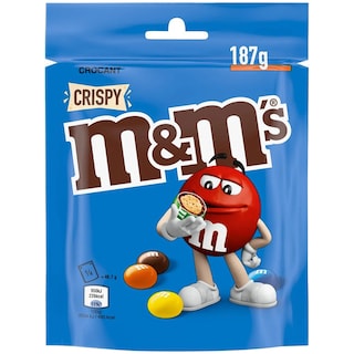 m&m's | Bomboane de ciocolata crispy cu miez crocant 187g
