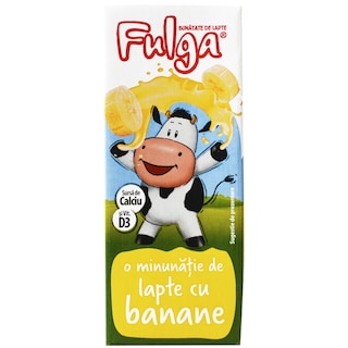 Fulga | Lapte UHT cu banane 200ml