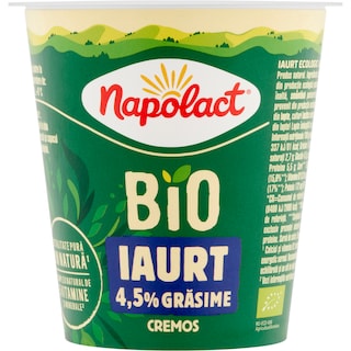 Napolact Bio | Iaurt cremos 4.5% grasime 140g